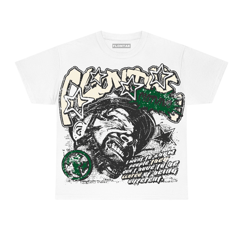 Pine Green 13s Flontae T-Shirt Be Unique Graphic