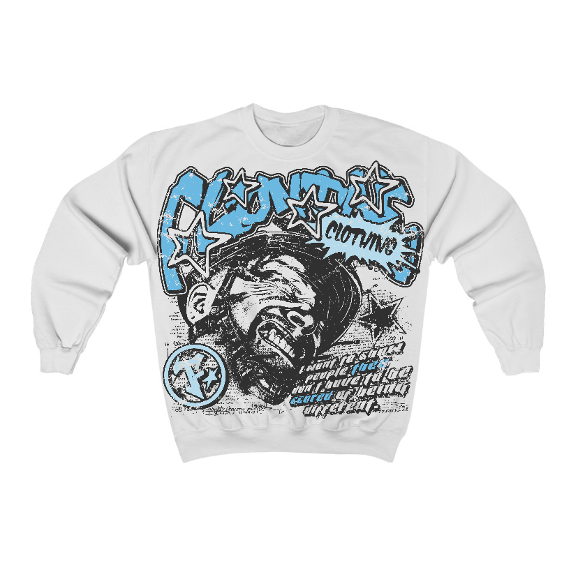 Legend Blue 11s Flontae Crewneck Sweatshirt Be Unique Graphic