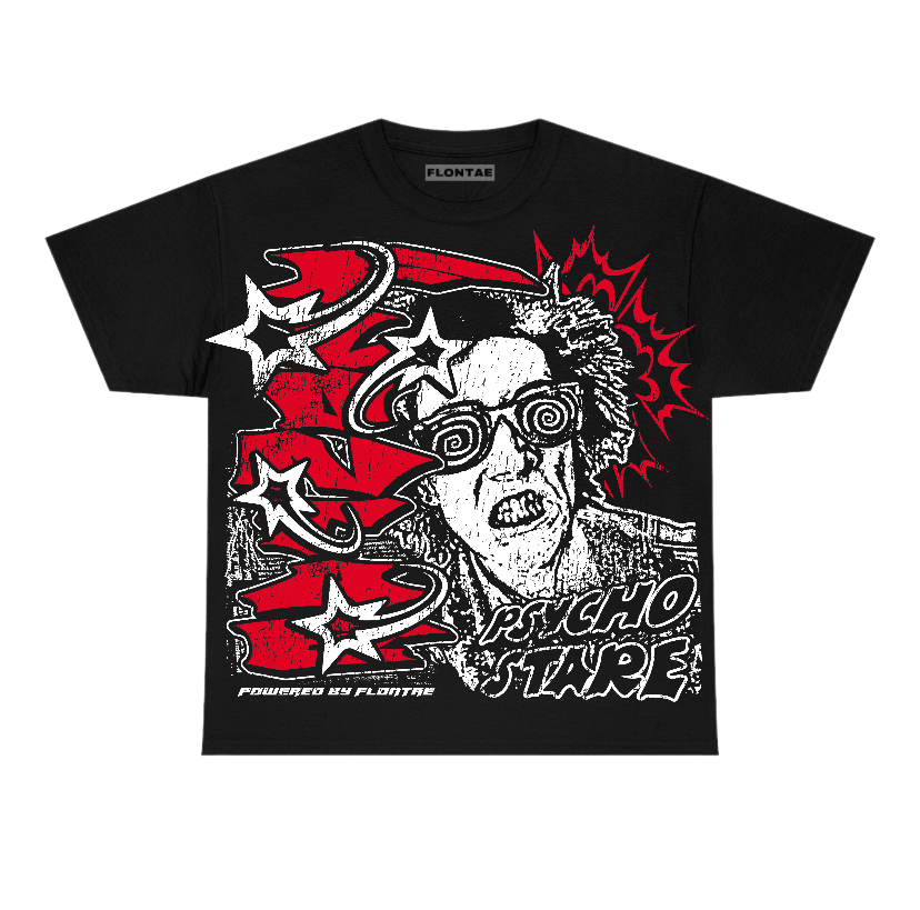Bred 11s Low Flontae T-Shirt Stare Graphic
