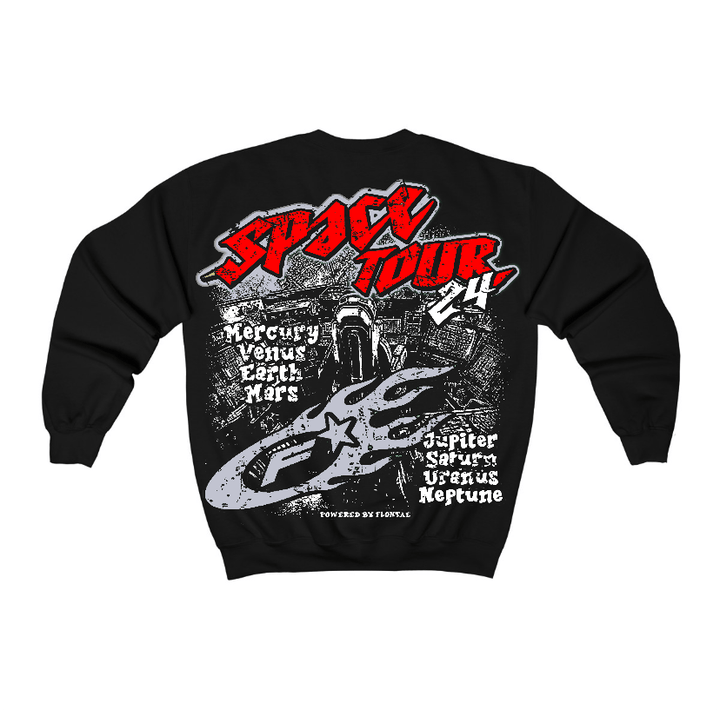 Black Cement 3s Flontae Crewneck Sweatshirt Get Around Graphic