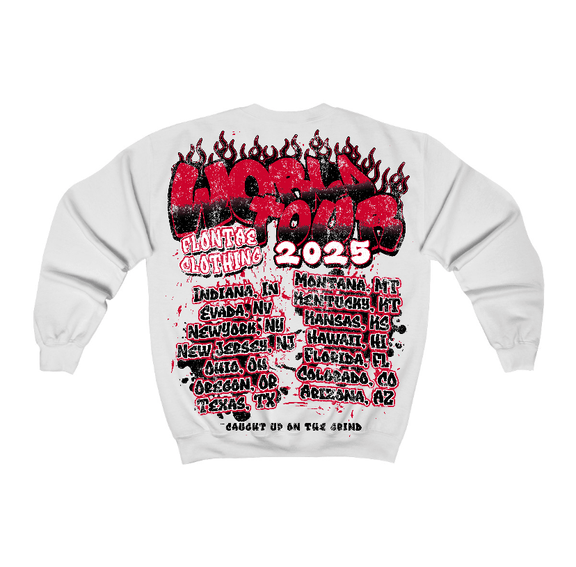 85 Bred 1s Flontae Crewneck Sweatshirt Intelligence Graphic