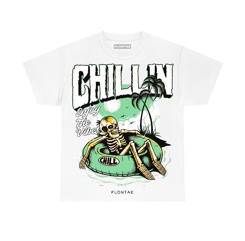 Green Glow 1s Flontae T-Shirt Chillin Graphic