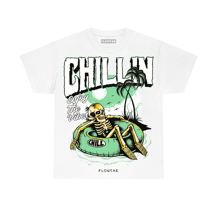 Green Glow 1s Flontae T-Shirt Chillin Graphic