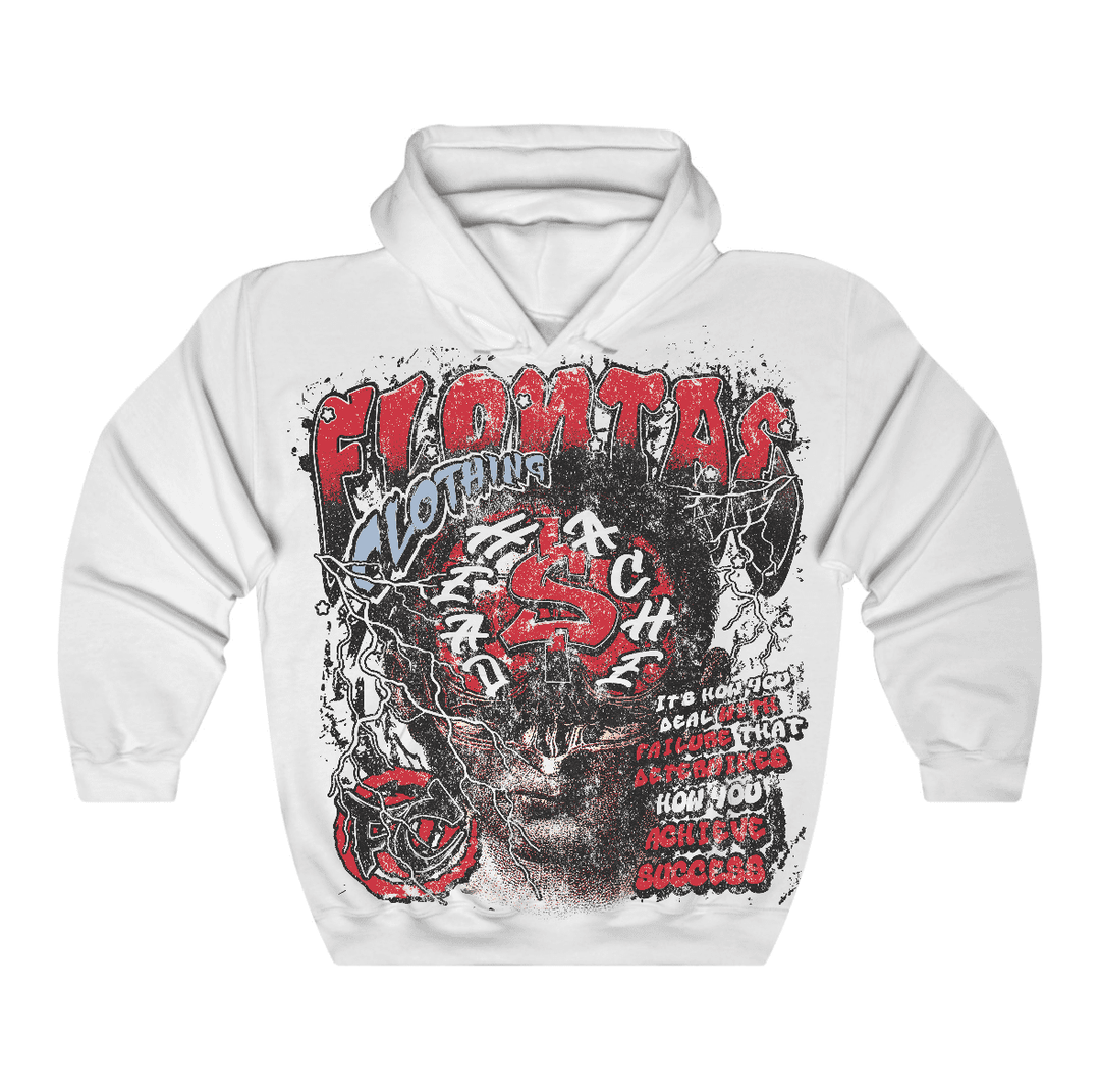 Fire Red “Black Tongue” 5s Flontae Hoodie Headstorm Graphic