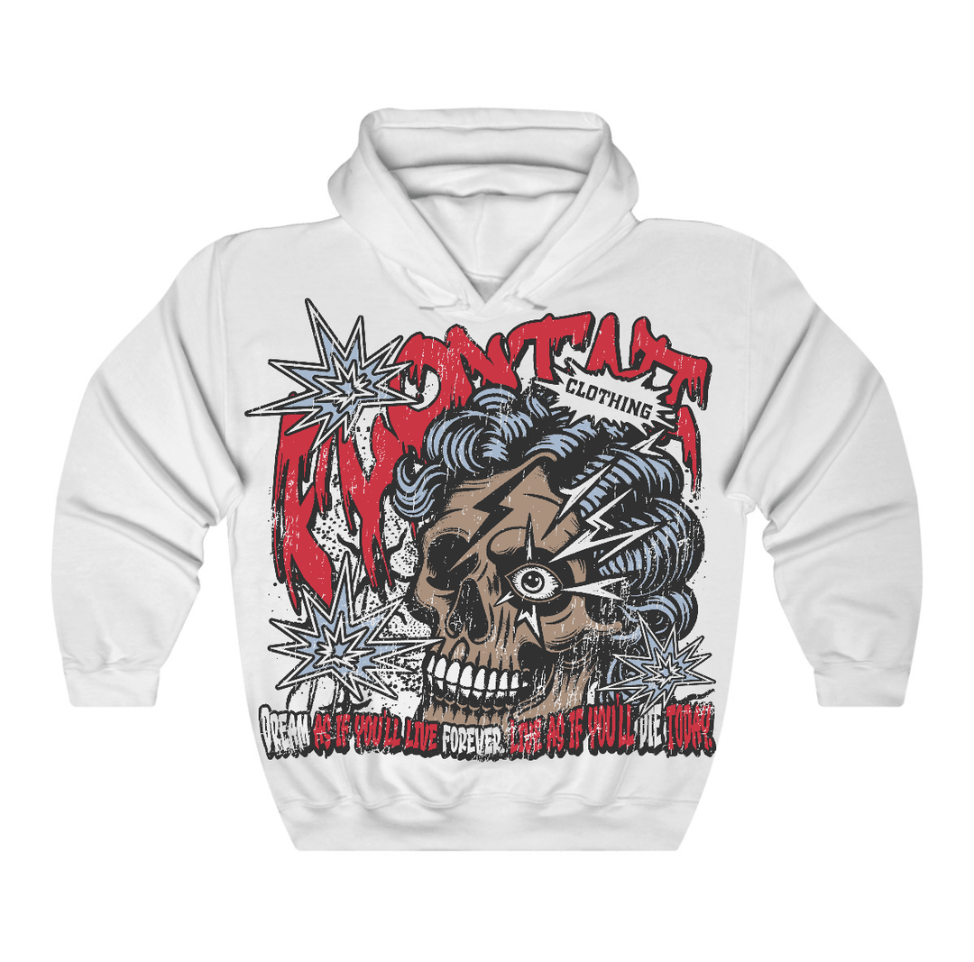 Fire Red “Black Tongue” 5s Flontae Hoodie Dream Graphic
