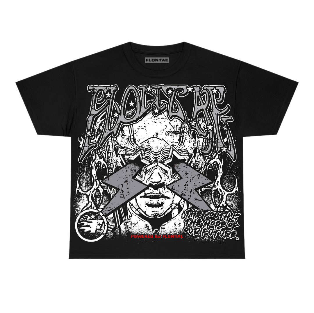 White Cement 4s Flontae T-Shirt Just Chill Graphic