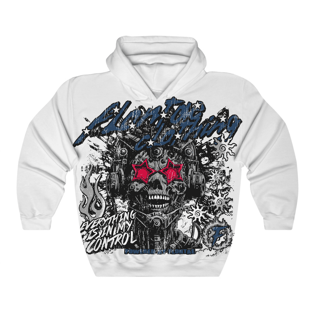 French Blue 12s Flontae Hoodie My Control Graphic