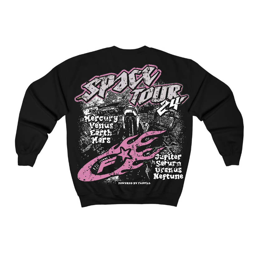 Orchid 4s Flontae Crewneck Sweatshirt Get Around Graphic