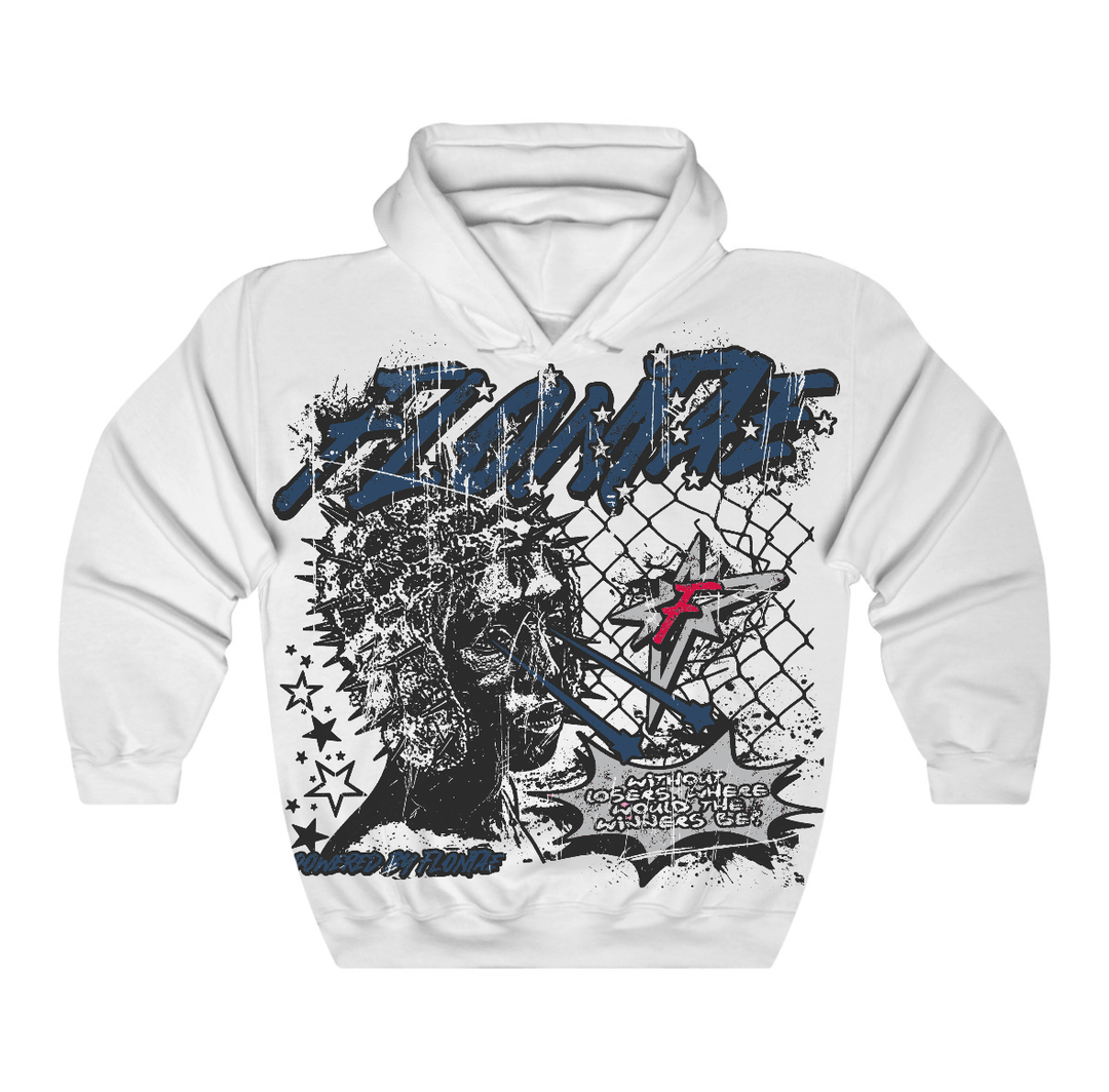 French Blue 12s Flontae Hoodie Winners Graphic