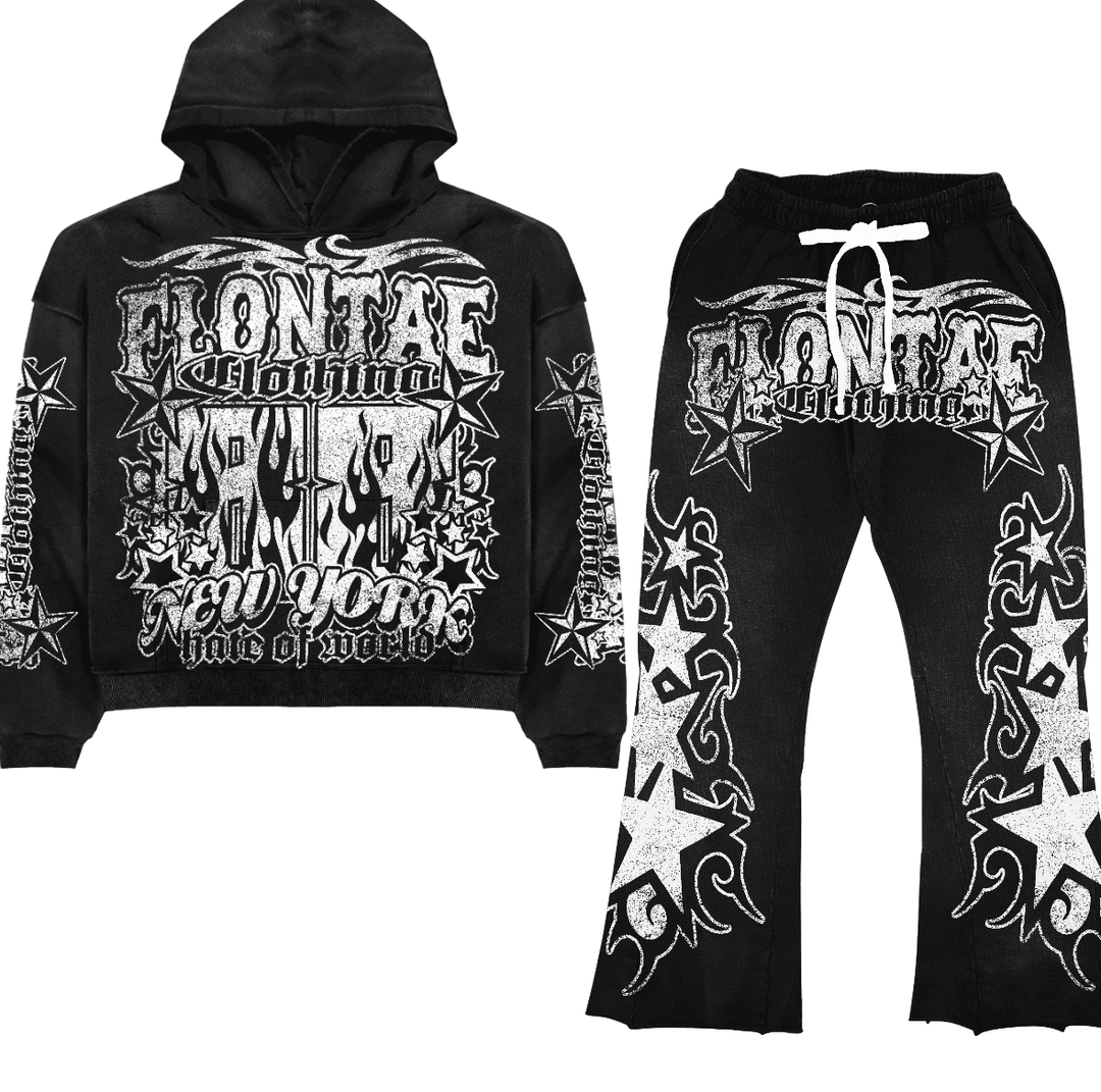 Flontae Peaceful Earth 2 Piece Sweatsuit Set