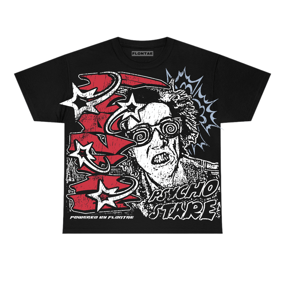 Fire Red “Black Tongue” 5s Flontae T-Shirt Stare Graphic
