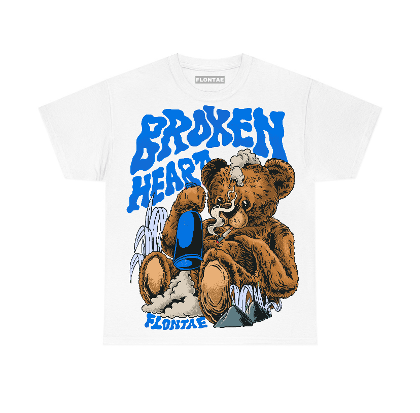 Space Jam 11s Low Flontae T-Shirt Broken Heart Graphic