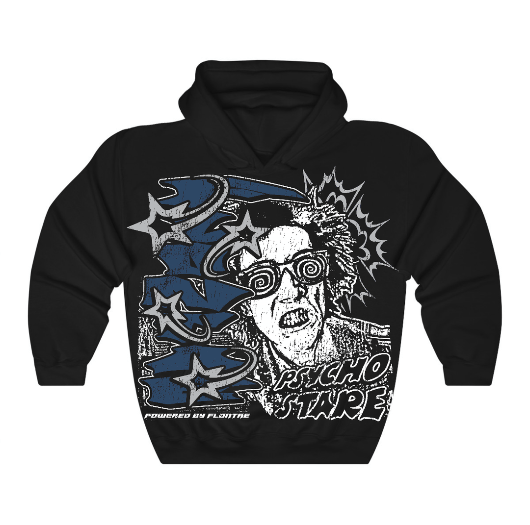 French Blue 12s Flontae Hoodie Stare Graphic