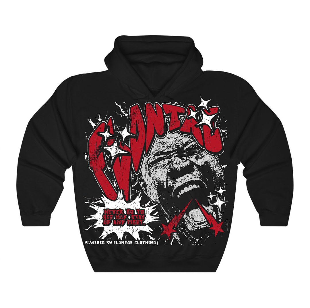 Flu Game 12s Flontae Hoodie Never Quit Graphic
