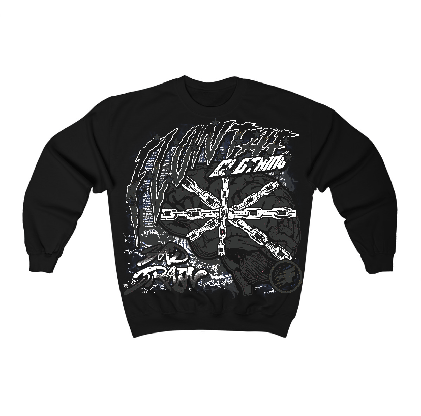 Black Cat 3s Flontae Crewneck Sweatshirt Bad Brain Graphic