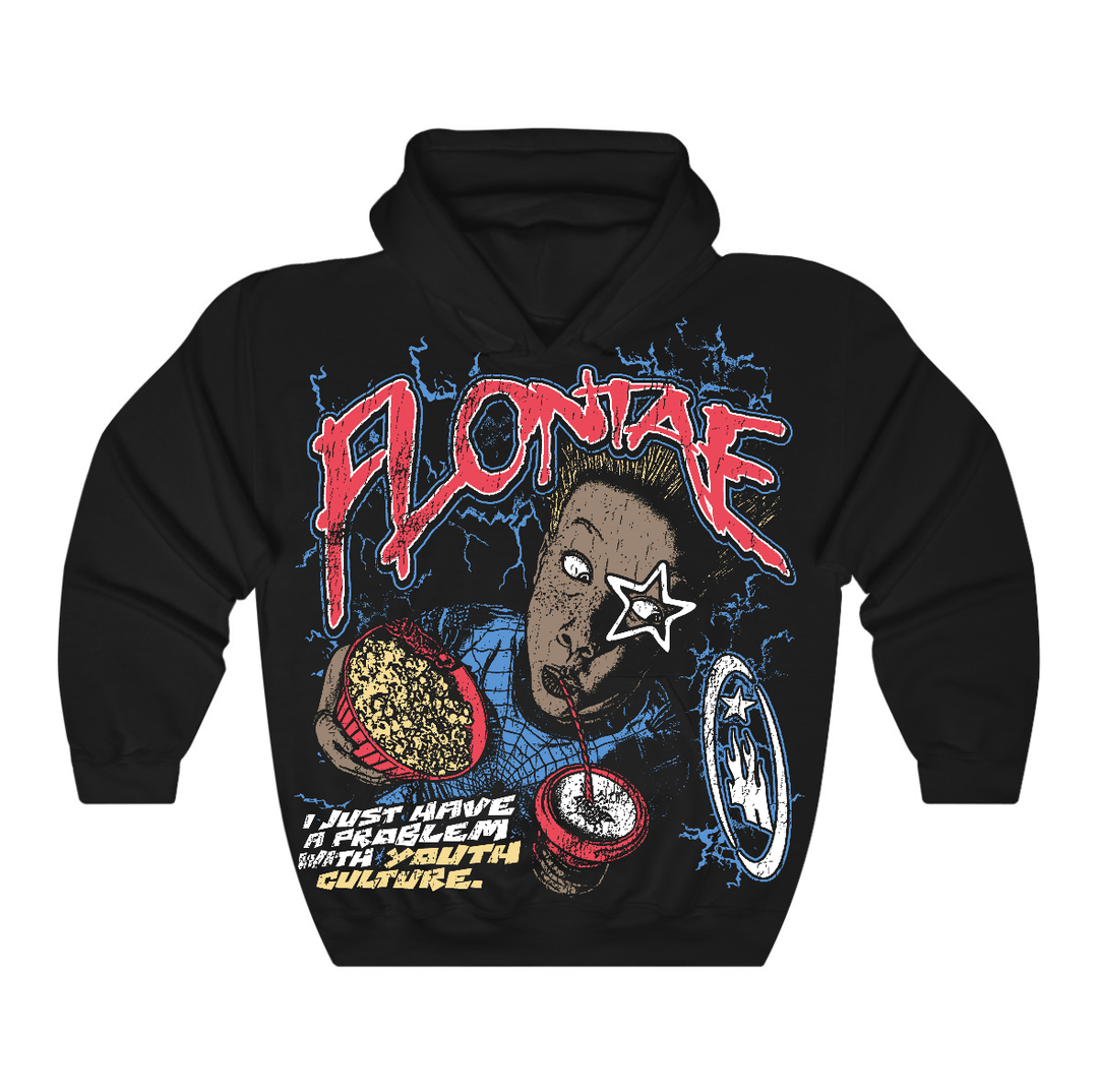 Flontae Hoodie I'm Just Chilling Graphic
