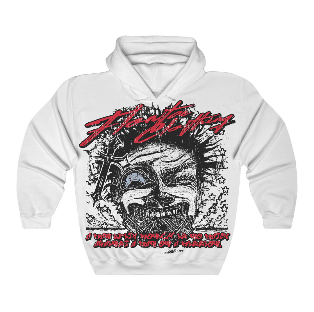 Fire Red “Black Tongue” 5s Flontae Hoodie Nothing Else Graphic