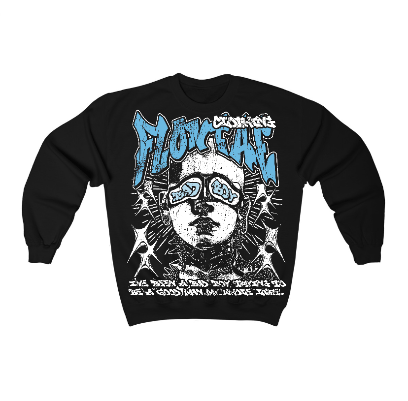 Legend Blue 11s Flontae Crewneck Sweatshirt Be Good Graphic