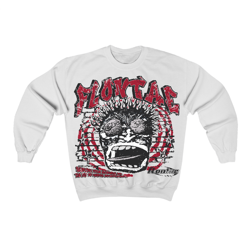 Black Toe 14s Flontae Crewneck Sweatshirt Balance My Heart Graphic