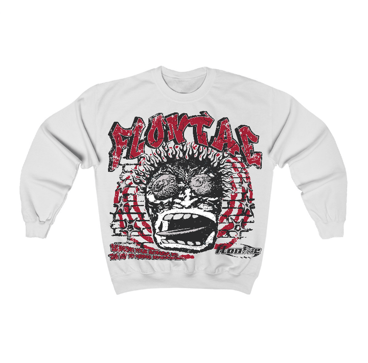 Black Toe 14s Flontae Crewneck Sweatshirt Balance My Heart Graphic
