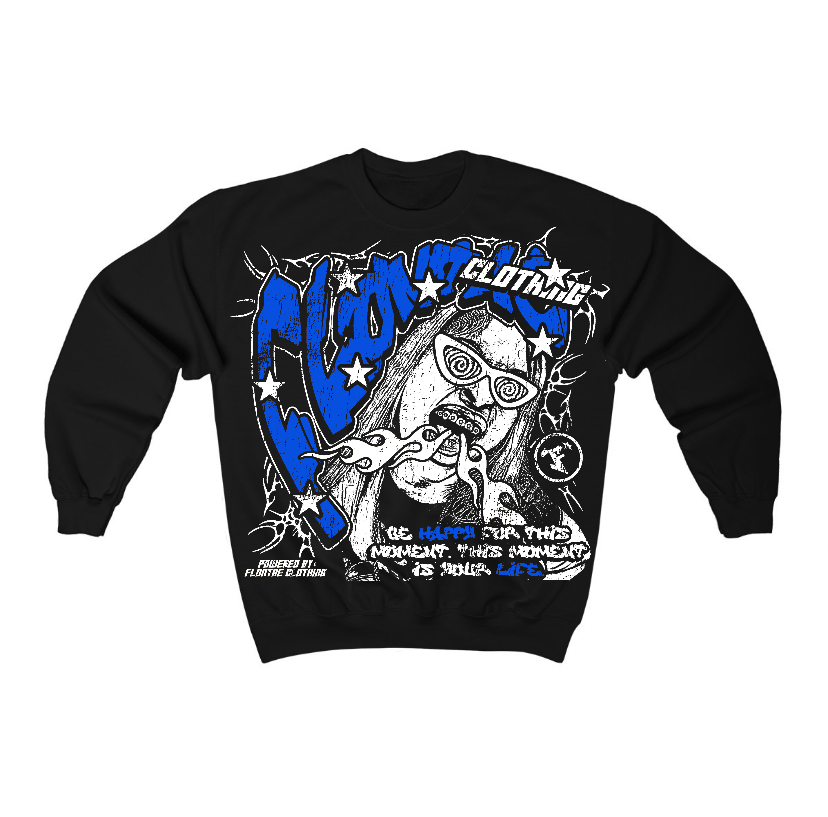 Blueberry 12s Flontae Crewneck Sweatshirt Losing It Graphic