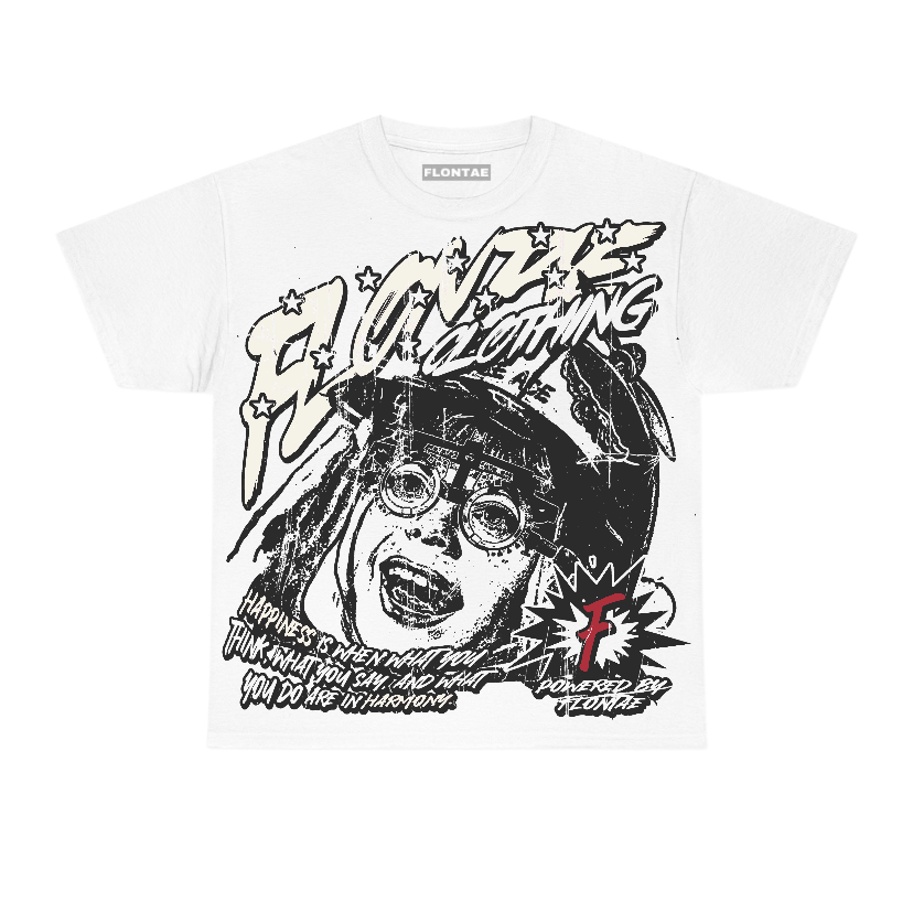 Cinnabar 1s Flontae T-Shirt Always Smile Graphic