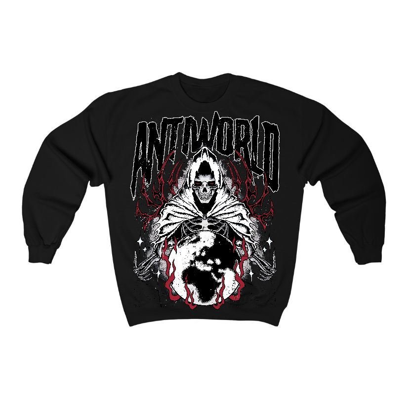 Black Toe 14s Flontae Crewneck Sweatshirt Lonely Graphic