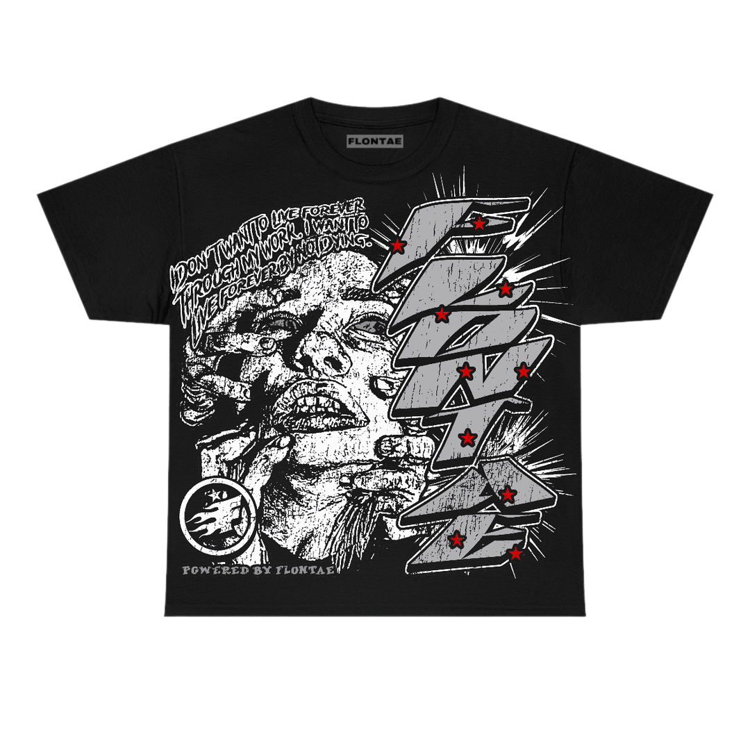 White Cement 4s Flontae T-Shirt Forever Graphic