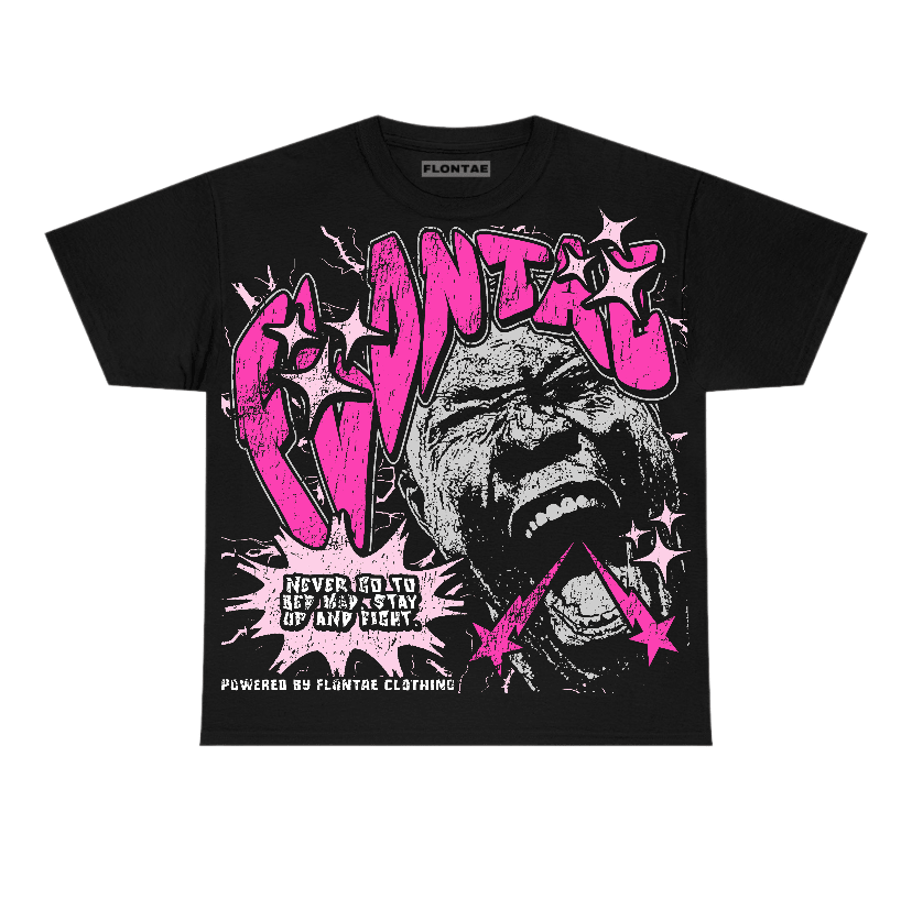Triple Pink Dunk Low Flontae T-Shirt Never Quit Graphic