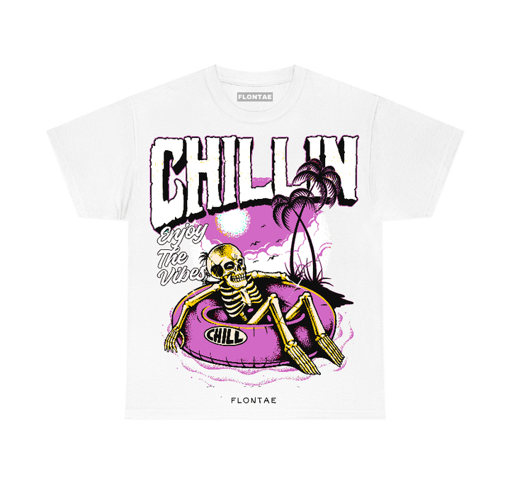 Hyper Violet 4s Flontae T-Shirt Chillin Graphic
