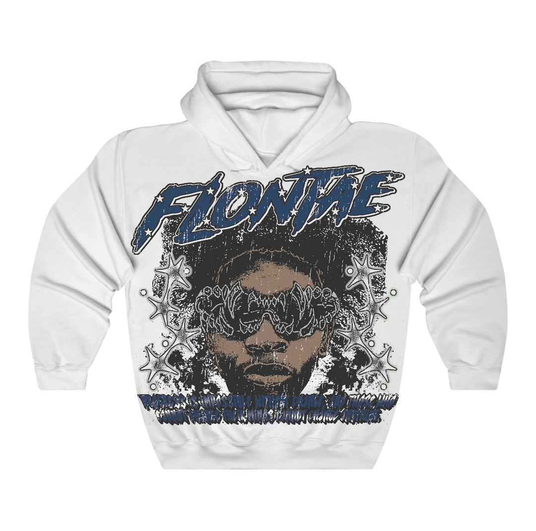 French Blue 12s Flontae Hoodie Stay Hopeful Graphic