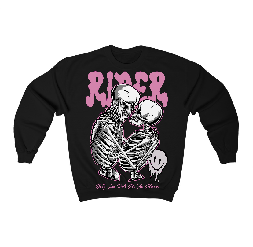 Orchid 4s Flontae Crewneck Sweatshirt Rider Graphic