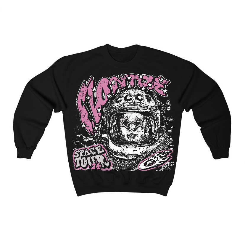 Orchid 4s Flontae Crewneck Sweatshirt Get Around Graphic