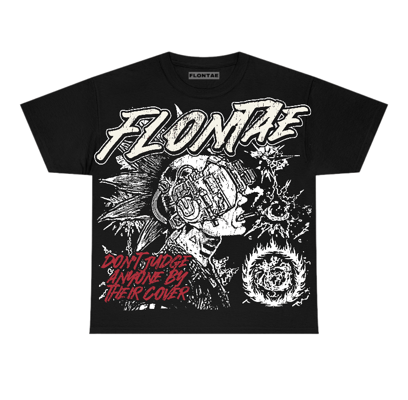 Cinnabar 1s Flontae T-Shirt Don't Judge Graphic