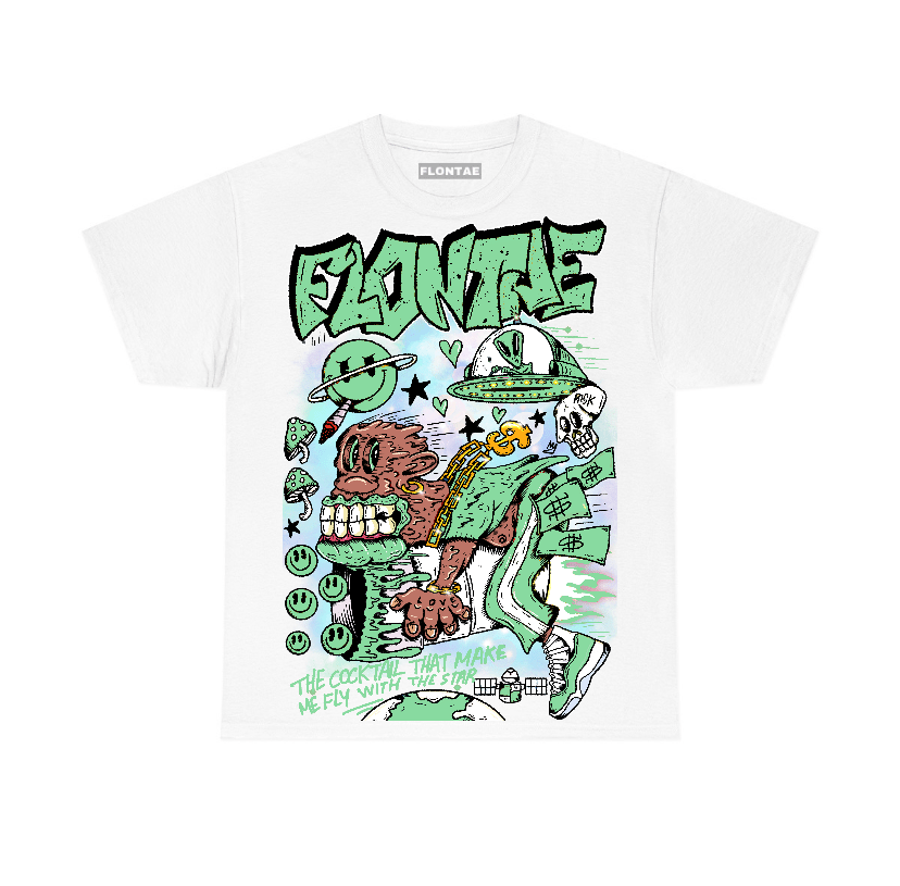 Green Glow 1s Flontae T-Shirt I Believe Graphic