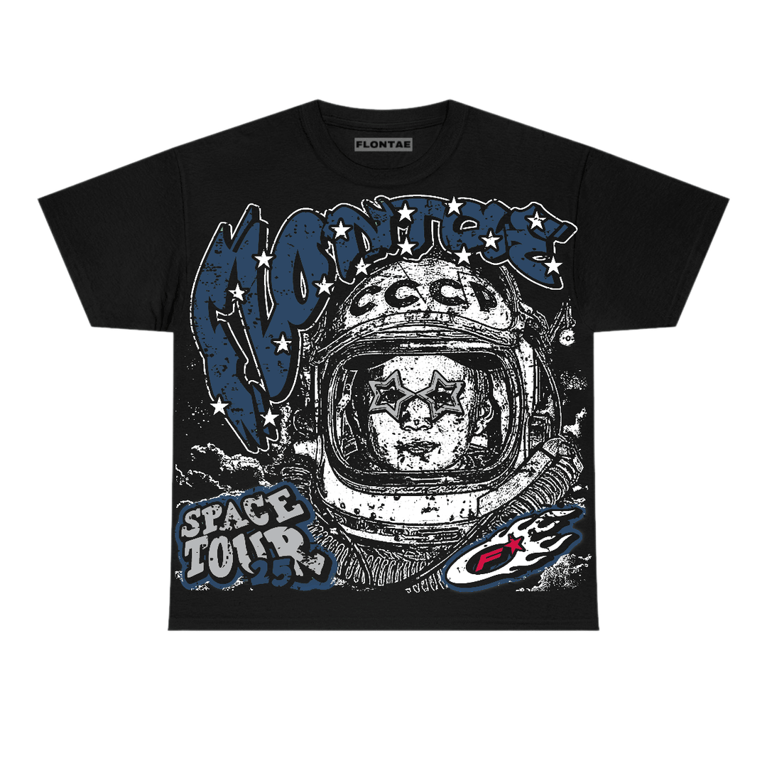 French Blue 12s Flontae T-Shirt Get Around Graphic