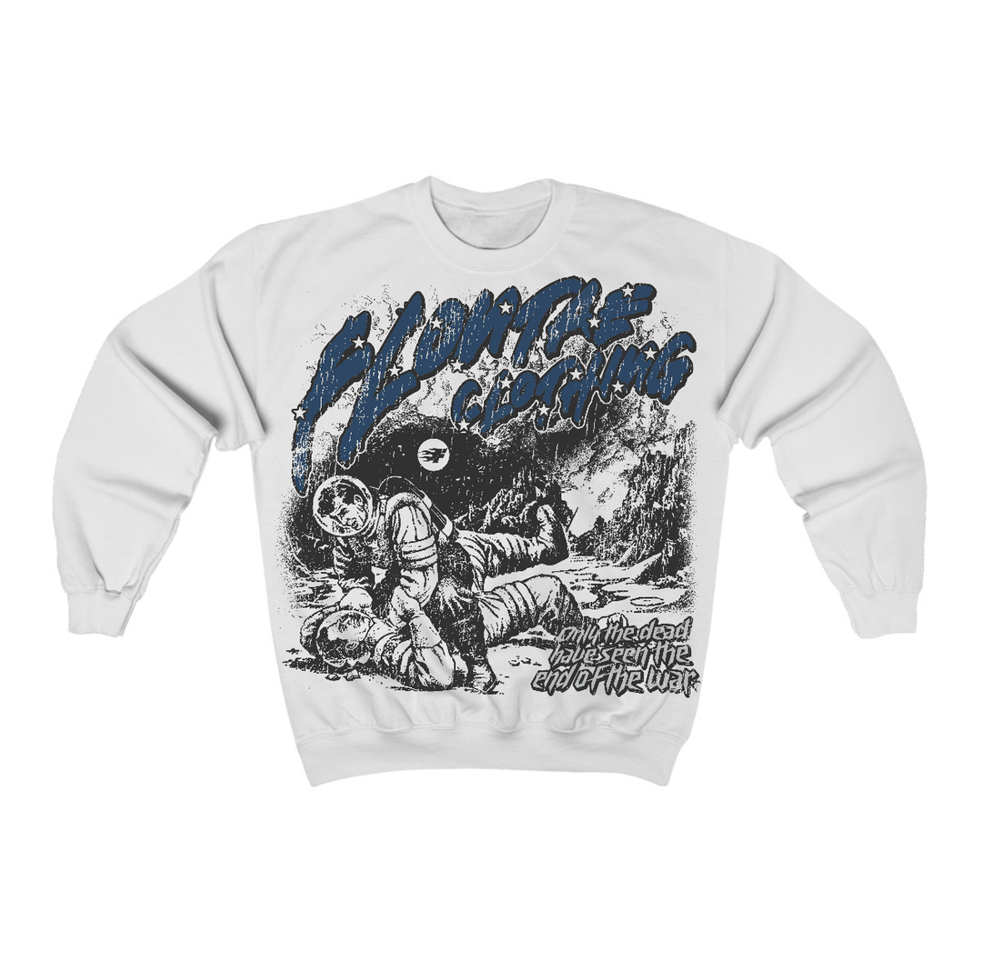 French Blue 12s Flontae Crewneck Sweatshirt I Want To Know Graphic