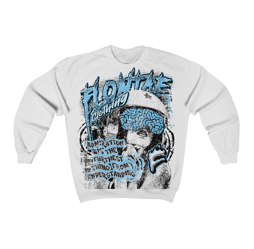 Legend Blue 11s Flontae Crewneck Sweatshirt Understand Graphic