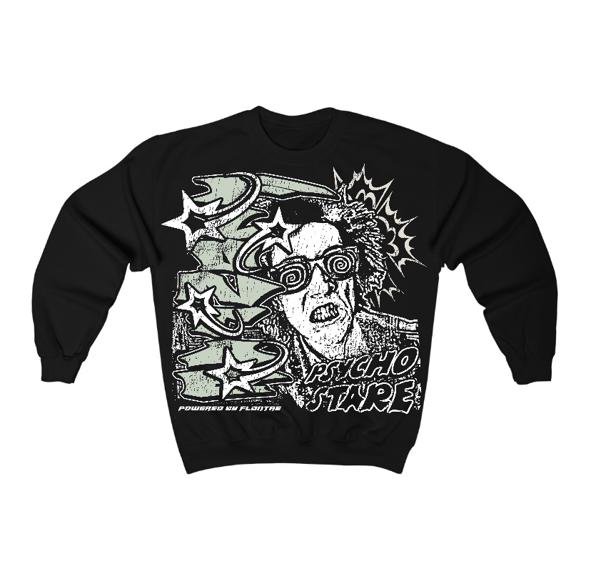 Seafoam 4s Flontae Crewneck Sweatshirt Stare Graphic