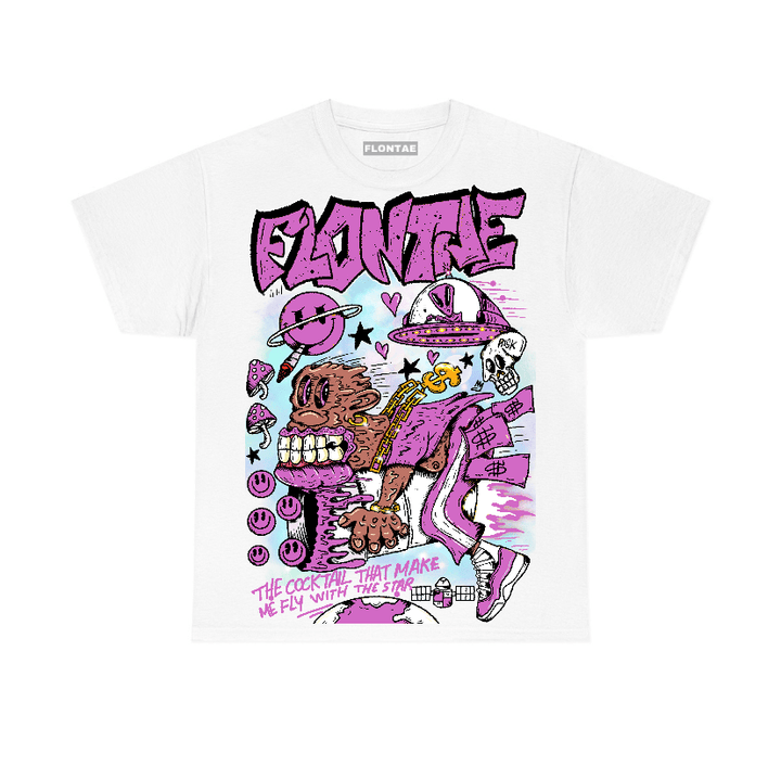 Hyper Violet 4s Flontae T-Shirt I Believe Graphic