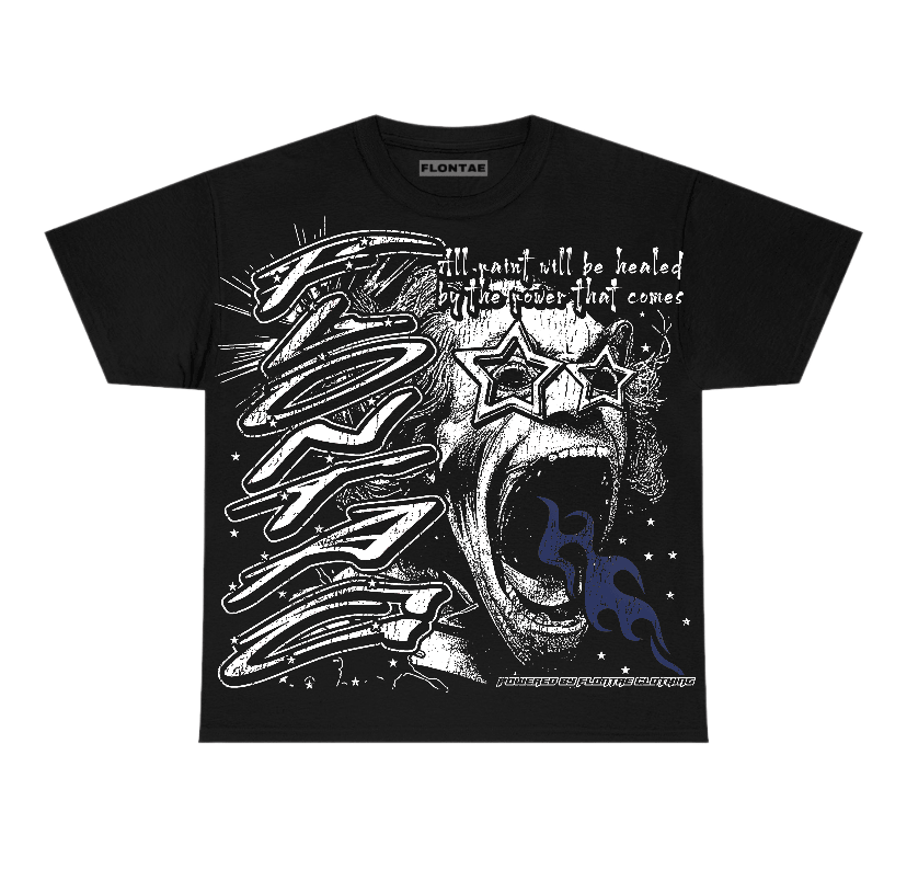 Deep Royal Blue 1s Flontae T-Shirt Wonder Graphic