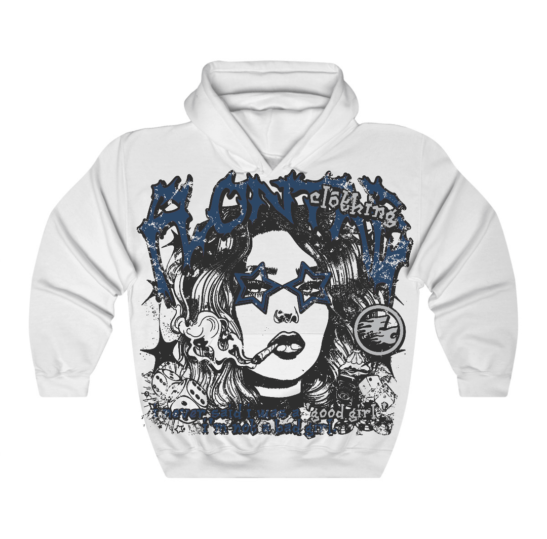 French Blue 12s Flontae Hoodie Keep Quiet Graphic