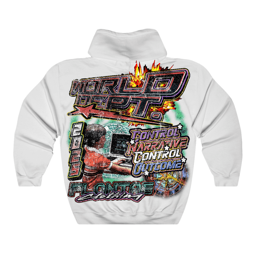Flontae Hoodie Control The Narrative Graphic