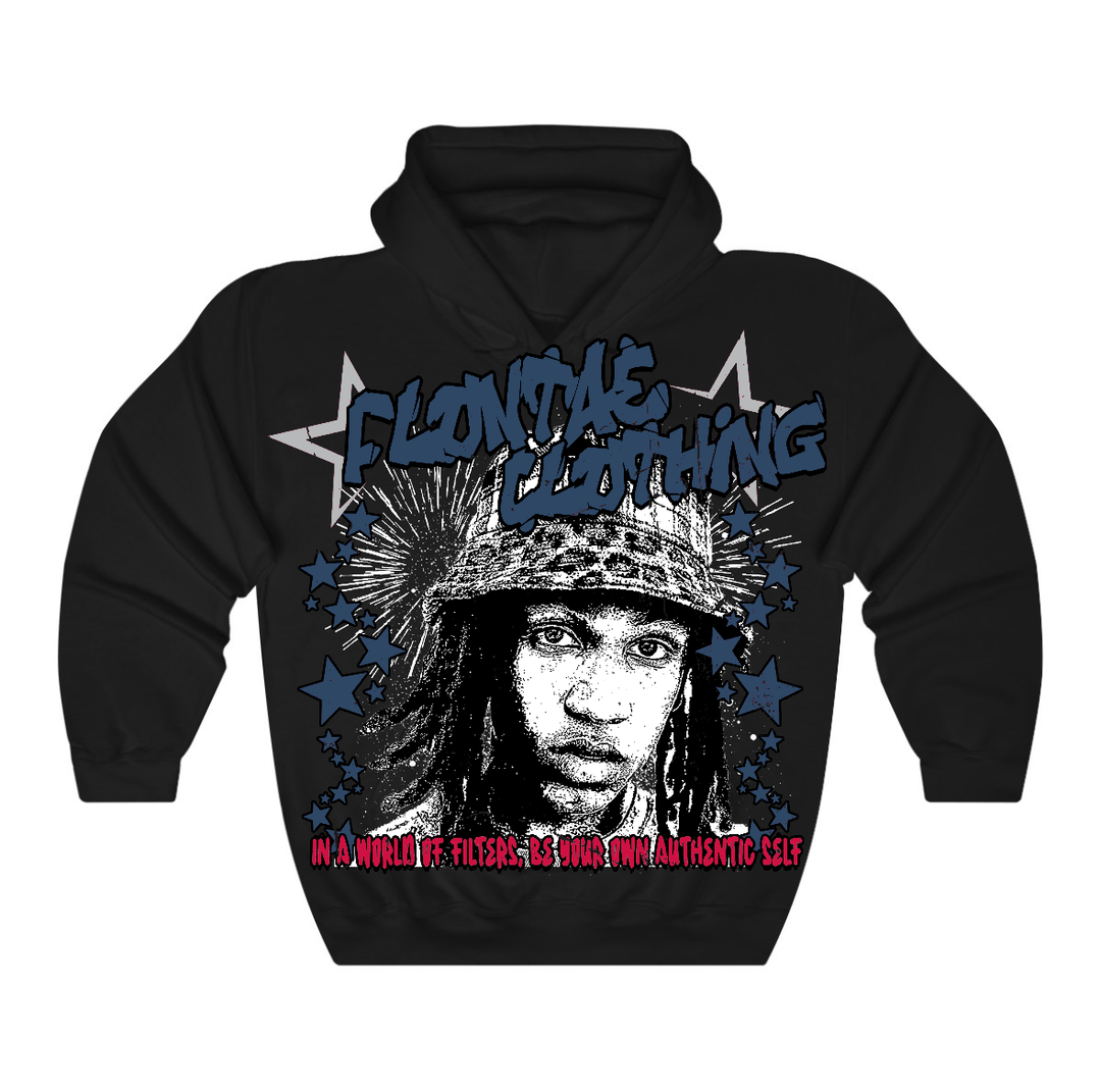 French Blue 12s Flontae Hoodie Be Yourself Graphic