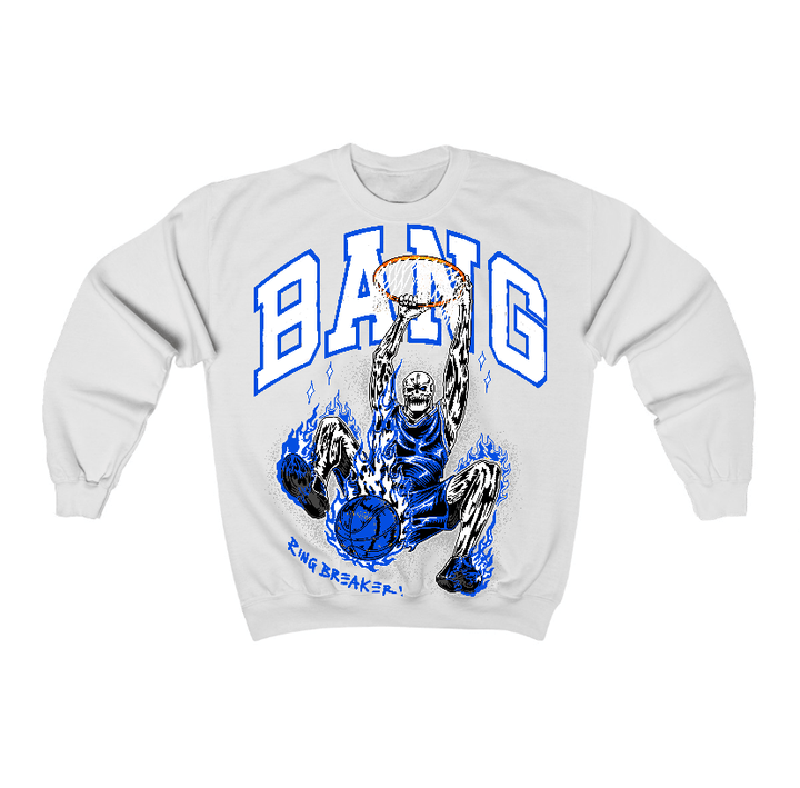 Blueberry 12s Flontae Crewneck Sweatshirt Get Up Graphic