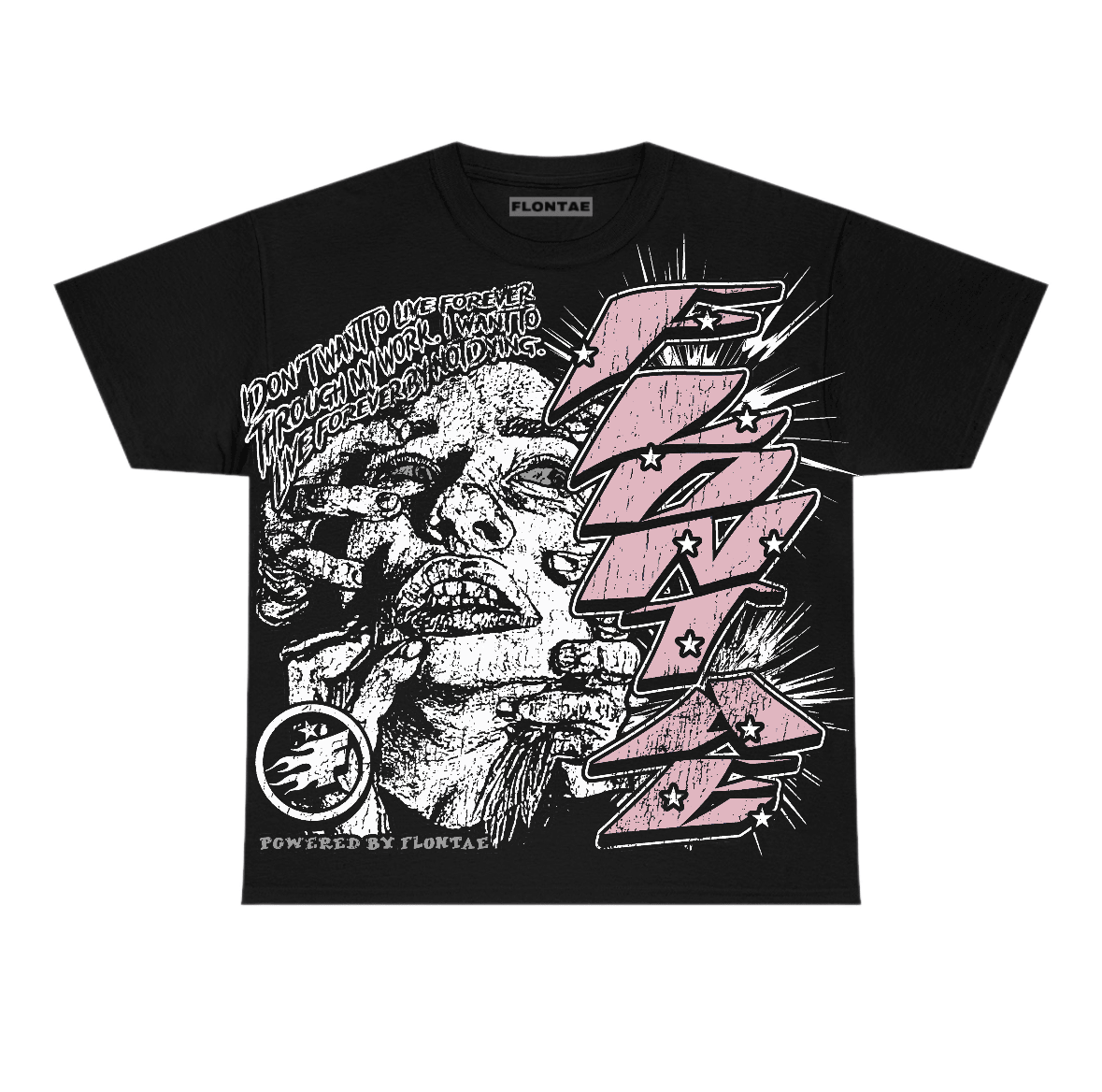 “Pink Foam” 95s Flontae T-Shirt Forever Graphic