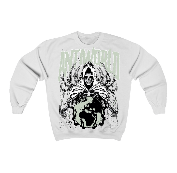 Seafoam 4s Flontae Crewneck Sweatshirt Lonely Graphic