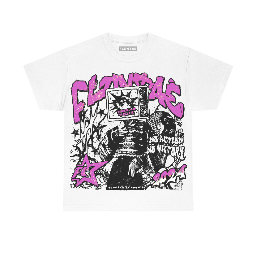 Hyper Violet 4s Flontae T-Shirt No Victory Graphic