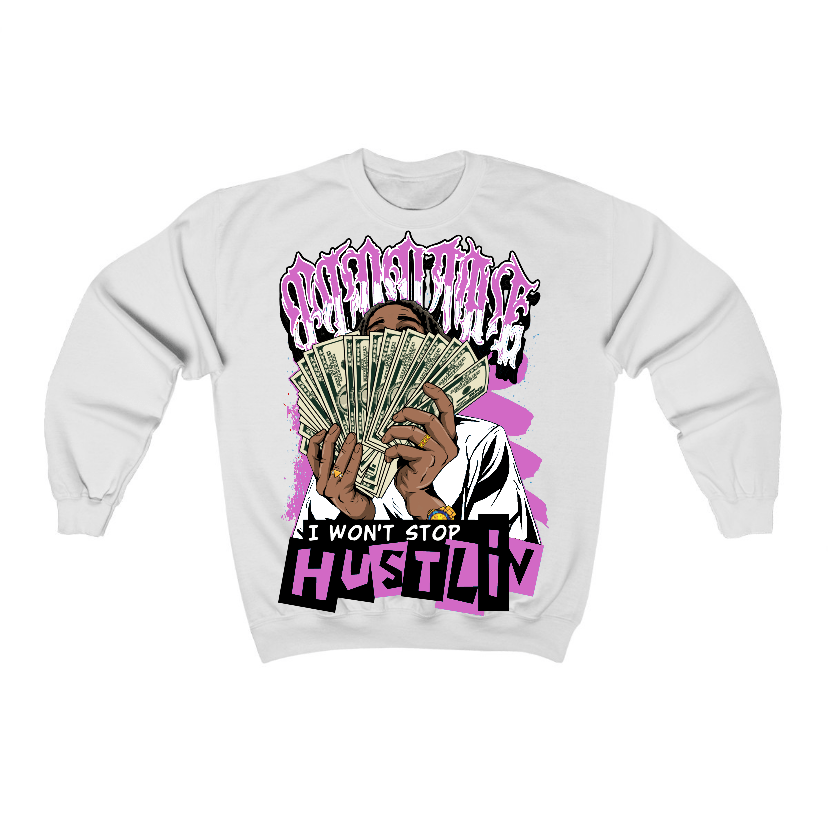 Hyper Violet 4s Flontae Sweatshirt Hustlin Graphic