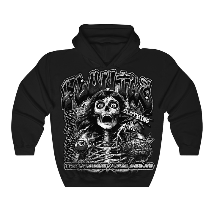 Black Cat 4s Flontae Hoodie Believe Me Graphic